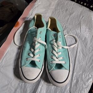 Converse Women's Aqua Canvas Sneakers